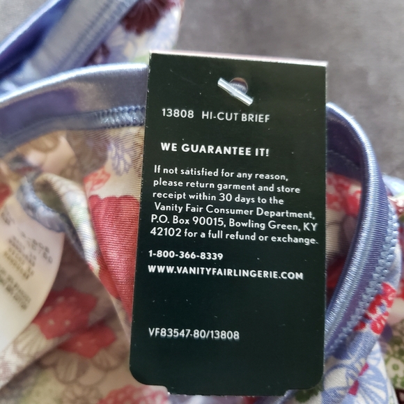 vanity fair body shine illumination hi cut brief panties size 10/3XL nwt - Picture 5 of 5